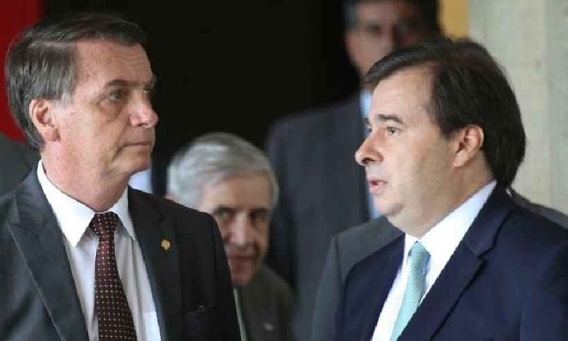 Bolsonaro sobre Maia tê-lo chamado de gay: 'Esse gordinho nunca me enganou' - Antônio Cruz/Agência Brasil