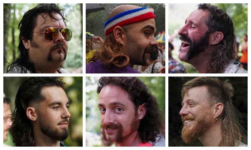 Devotos do cabelo estilo mullet coroam rei na França - GUILLAUME SOUVANT/AFP