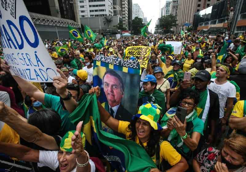 Frente a frente: o que dizem manifestantes que irão às ruas contra e a favor de Bolsonaro no 7 de Setembro - Getty Images