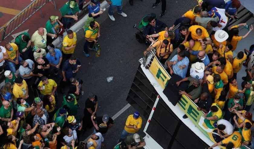 PM de São Paulo estima 125 mil pessoas em manifestação na Avenida Paulista - Agência Brasil/Reprodução
