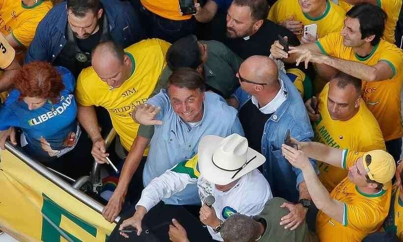 Randolfe aciona STF para investigar Bolsonaro em atos no 7 de Setembro - Miguel Schinchariol/AFP