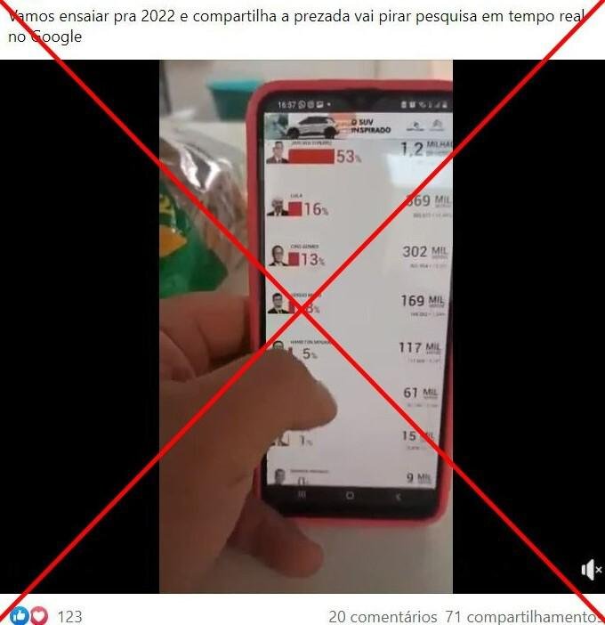 Esta não é uma "pesquisa do Google", e sim uma enquete, sem valor científico