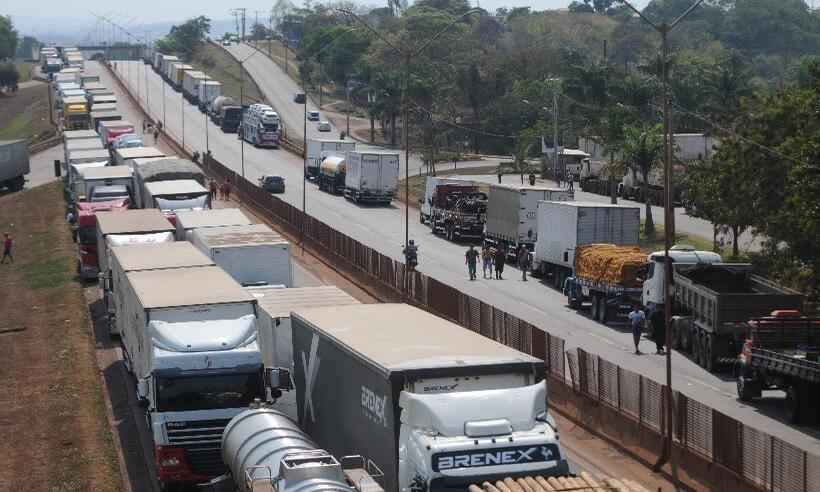 Protesto de caminhoneiros não é pelo preço dos combustíveis, diz Chicão - Leandro Couri/EM/D.A Press