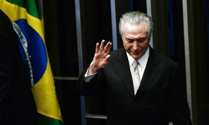 'Era preciso tranquilizar o país, fiz o meu papel', diz ex-presidente Temer - Andressa Anholete/AFP