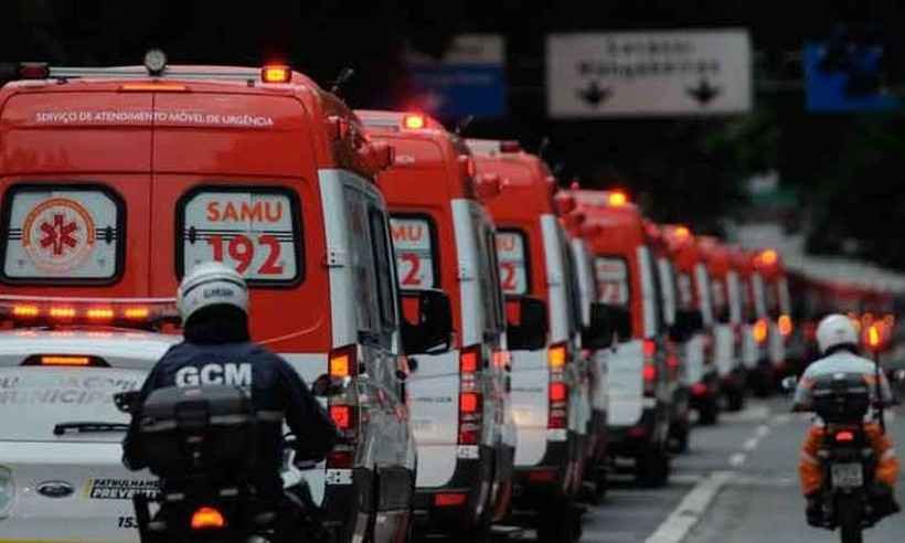 Samu abre mais de 30 vagas com salários de até R$ 9 mil em Minas - Leandro Couri/EM/D.A Press
