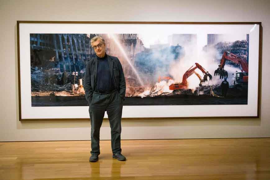 Wim Wenders expõe suas fotos do 11 de Setembro em Londres - Fotos: Tolga Akmen / AFP