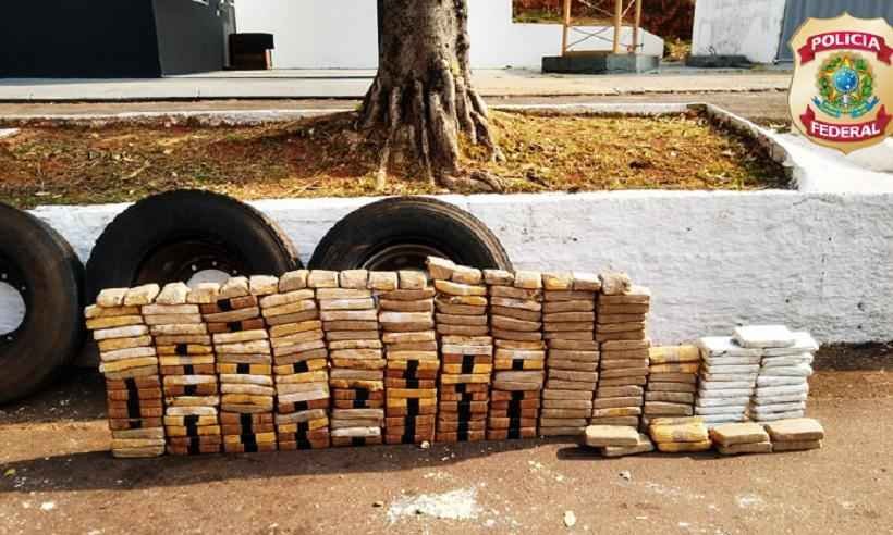 Polícia Federal de MG apreende 202 quilos de cocaína no interior de SP - Polícia Federal/Divulgação 