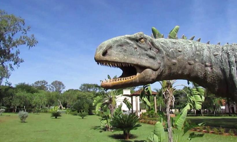 'Terra dos Dinossauros' mineira será revitalizada até o fim deste ano - Prefeitura de Uberaba/Divulgação 