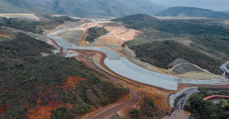 Novo vertedouro melhora segurança e acelera fim de barragem de rejeitos - Vale/Divulgação