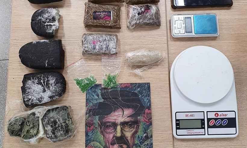 Skunk, LSD, haxixe e MDMA: homem é preso com várias drogas em BH