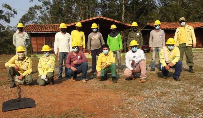 Morro do Pilar forma Brigada Voluntária de combate a incêndios florestais - Ibama-MG/Divulgação 