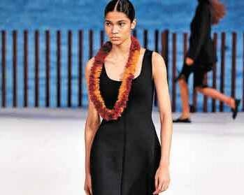 Modelo brasileira brilha nos desfiles de Nova York - Reprodução/@raynaranegrine