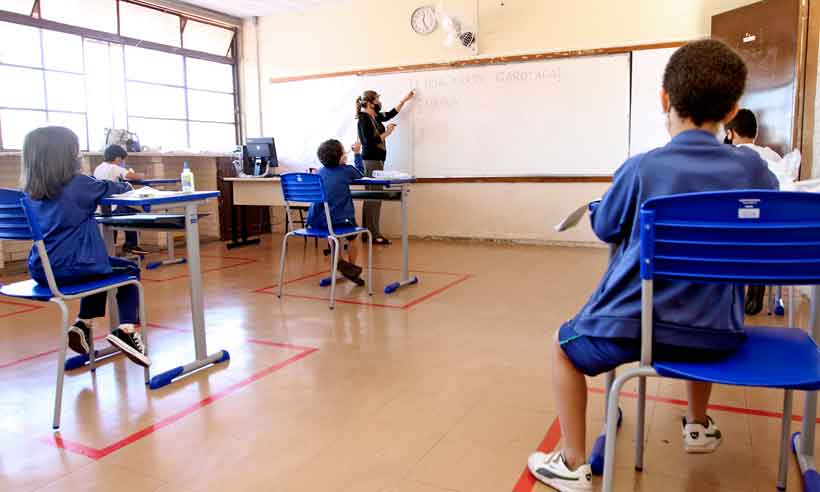 Brasil integra ranking mundial de fechamento de escolas durante a pandemia - Jair Amaral/EM/D.A Press
