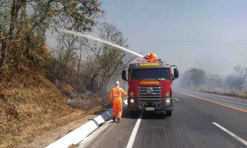 Incêndios florestais continuam a desafiar o Corpo de Bombeiros - CBMMG