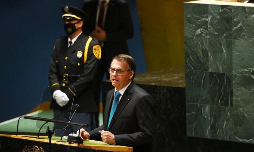 Oposição vai às redes sociais criticar discurso de Bolsonaro na ONU - Brendan SMIALOWSKI / AFP