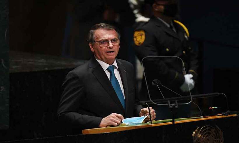 Discurso de Bolsonaro na ONU foi curto, conciso, denso, objetivo e claro - TIMOTHY A. CLARY/POOL/AFP