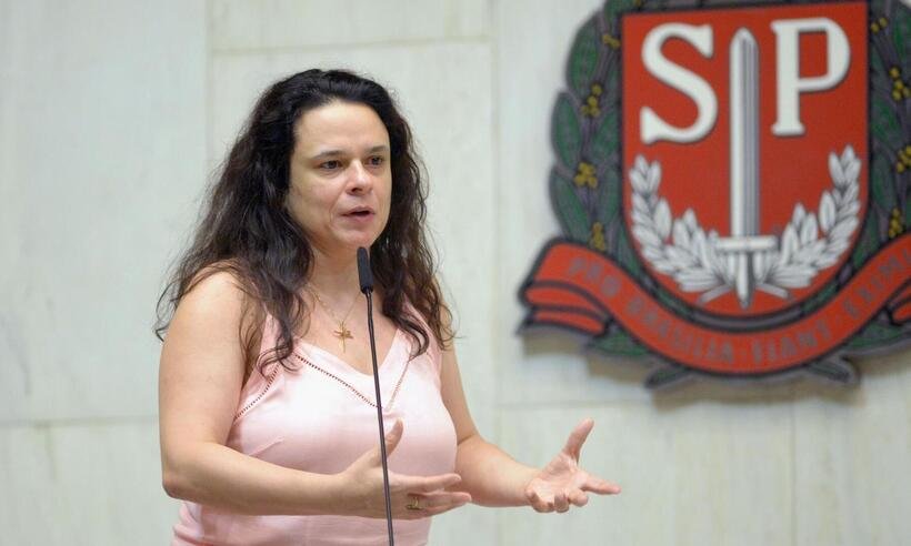 Janaina Paschoal defende a Prevent, que confirmou adulterar código da COVID - JOSÉ ANTONIO/ALESP