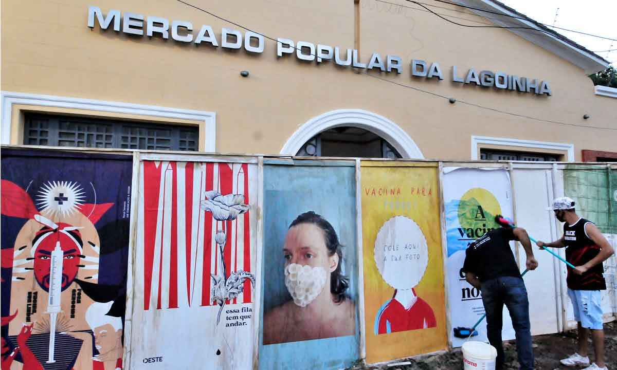 Campanha Vacina Para Todos, do Estado de Minas, sai do jornal para as ruas - Marcos Vieira/EM/D.A.Press