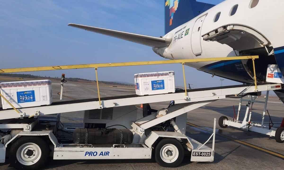 Minas recebe mais 633.030 doses da vacina contra a COVID-19  - BH Airport/Divulgação