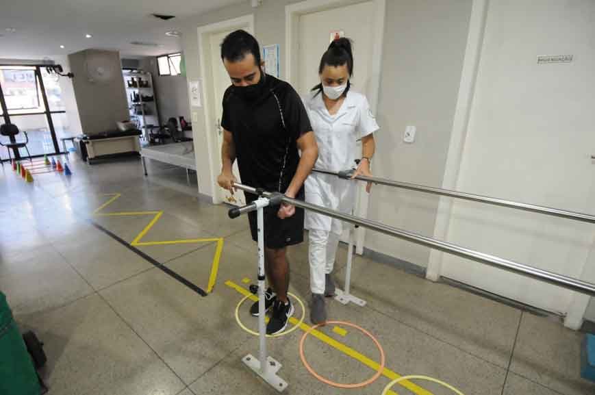 Reabilitação pós-COVID: instituições têm serviços para quem segue sofrendo - Juarez Rodrigues/EM/D.A Press
