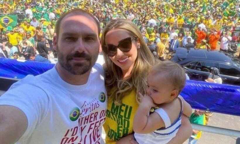 Esposa de Eduardo Bolsonaro anuncia que ela e filha pegaram COVID-19 -  Instagram/Reprodução