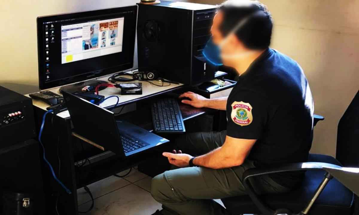 PF prende 19 pessoas em Minas por exploração sexual de crianças na internet - Polícia Federal/Divulgação