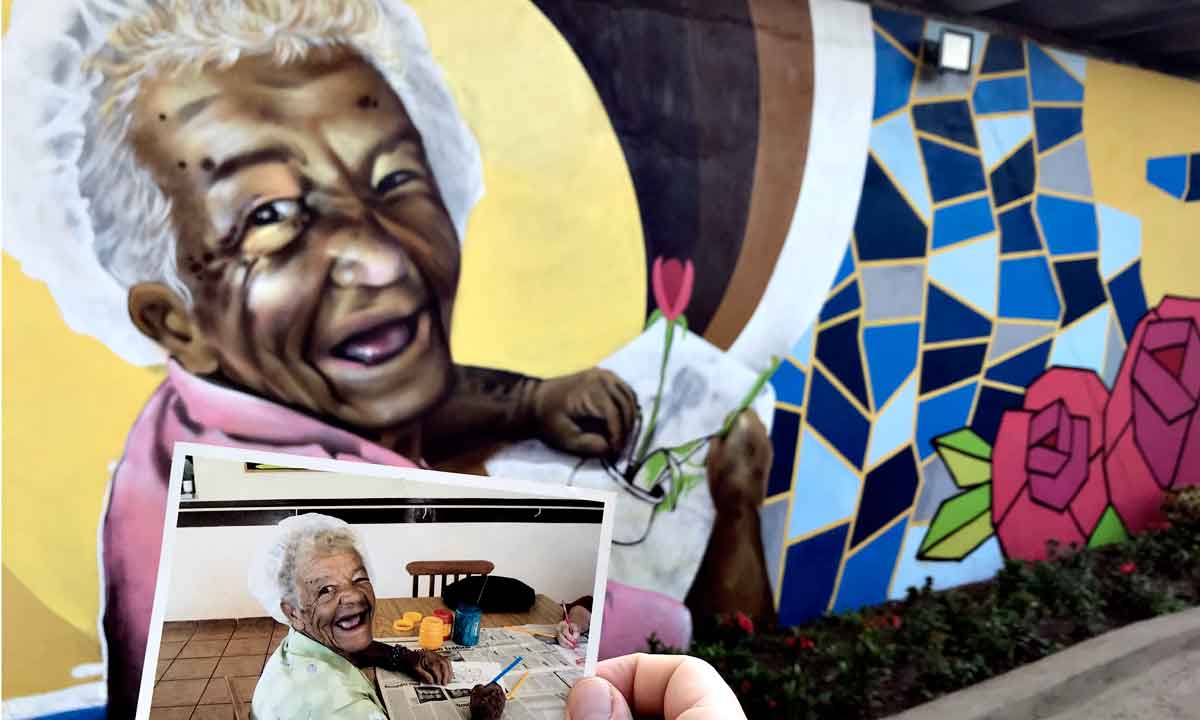 Com arte, Movimento Gentileza presta homenagem aos idosos do Lar Santa Zita - Tiago Penna/Divulgação