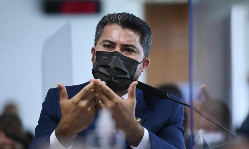 Marcos Rogério defende Contarato na CPI: 'Não aceito e não concordo' - Edilson Rodrigues/Agência Senado