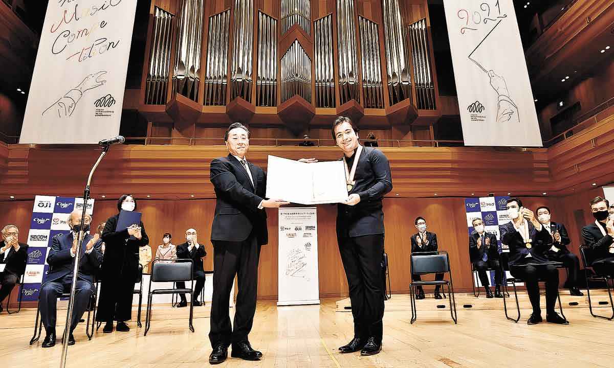 Regente assistente da Filarmônica de Minas é premiado no Japão - Tokyo International Music Competition for Conducting/Divulgação