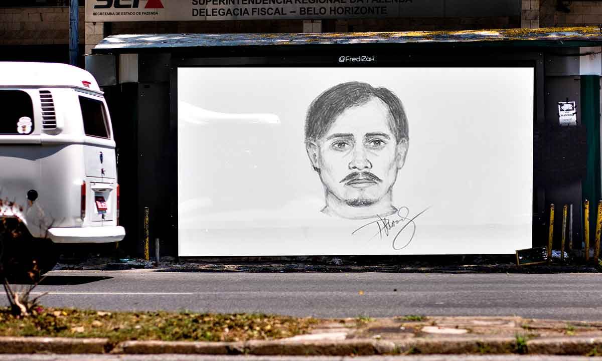 BH se veste de retratos falados do primeiro amor de anônimos -  Inhotim/Divulgação