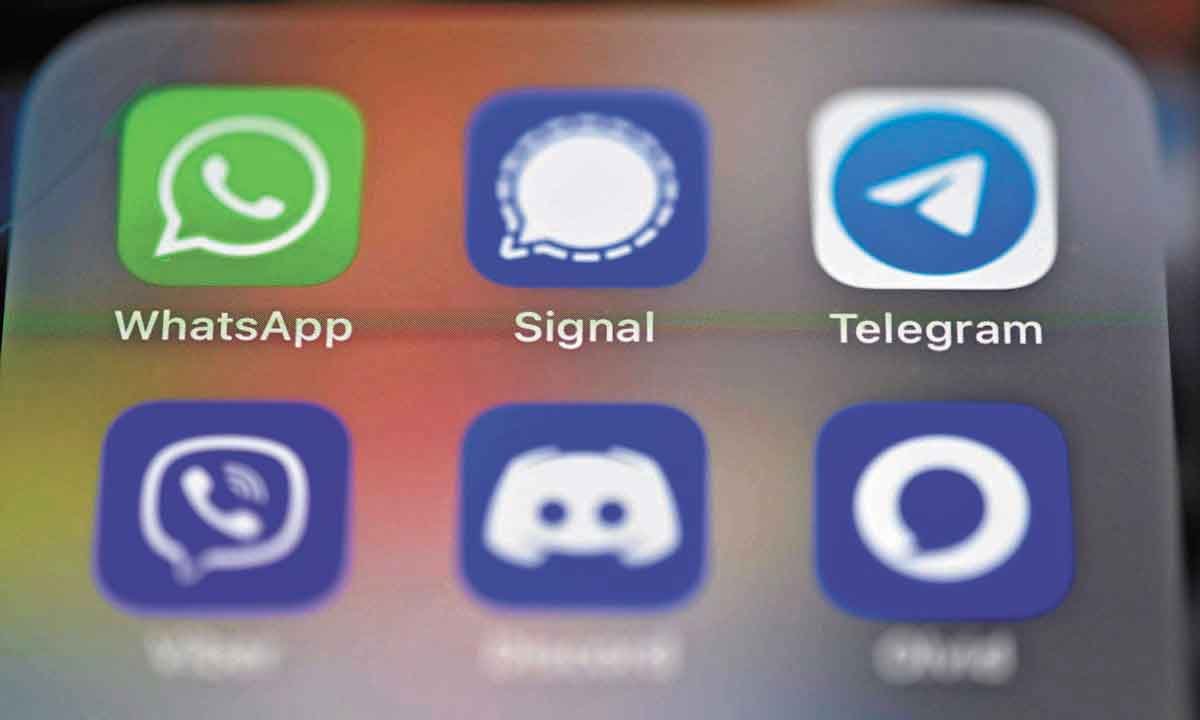 O Telegram ainda está longe de ameaçar o WhatsApp, mesmo com a pane - Damien MEYER/AFP - 22/1/21