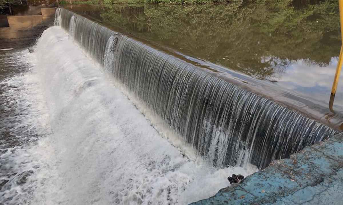Chuva em Uberaba ajuda a desligar transposição de rio e suspender manobra - Codau/Divulgação