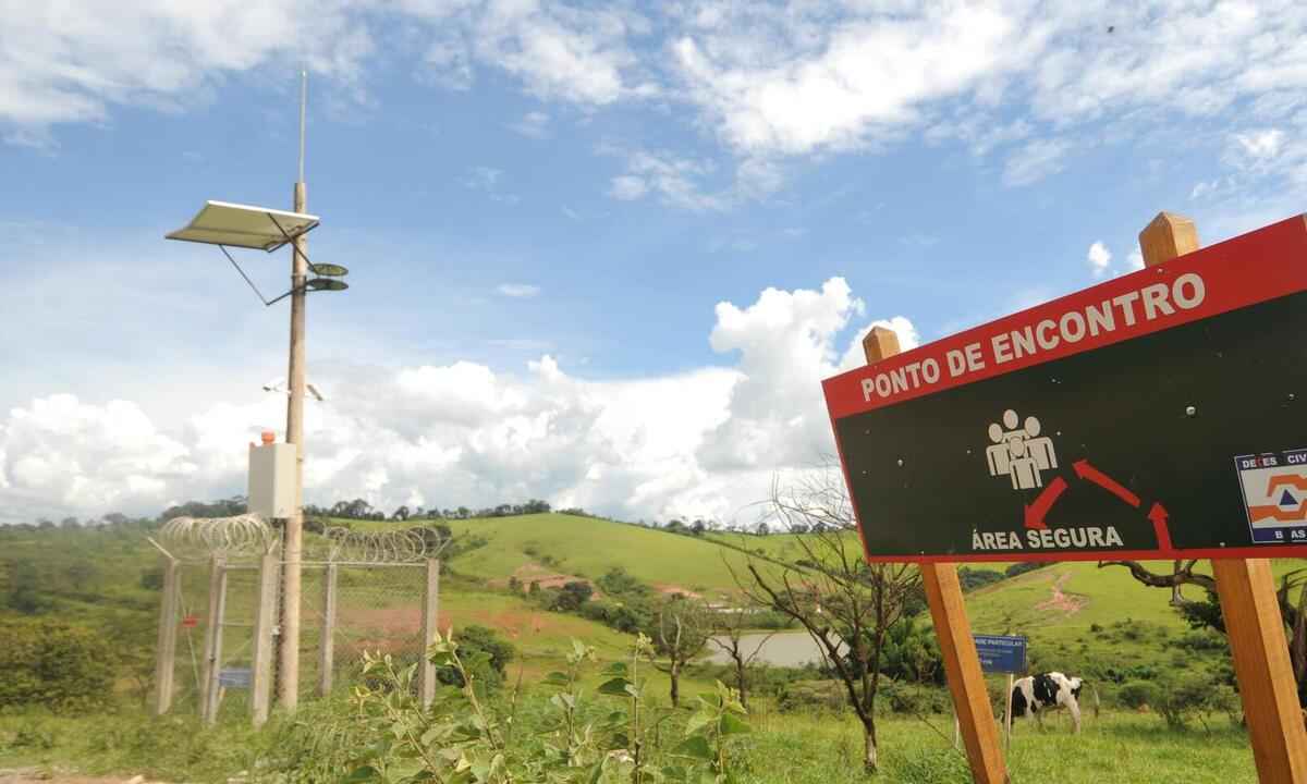 Defesa Civil e Vale farão simulado de evacuação para rompimento de barragem - Leandro Couri/EM/D.A Press
