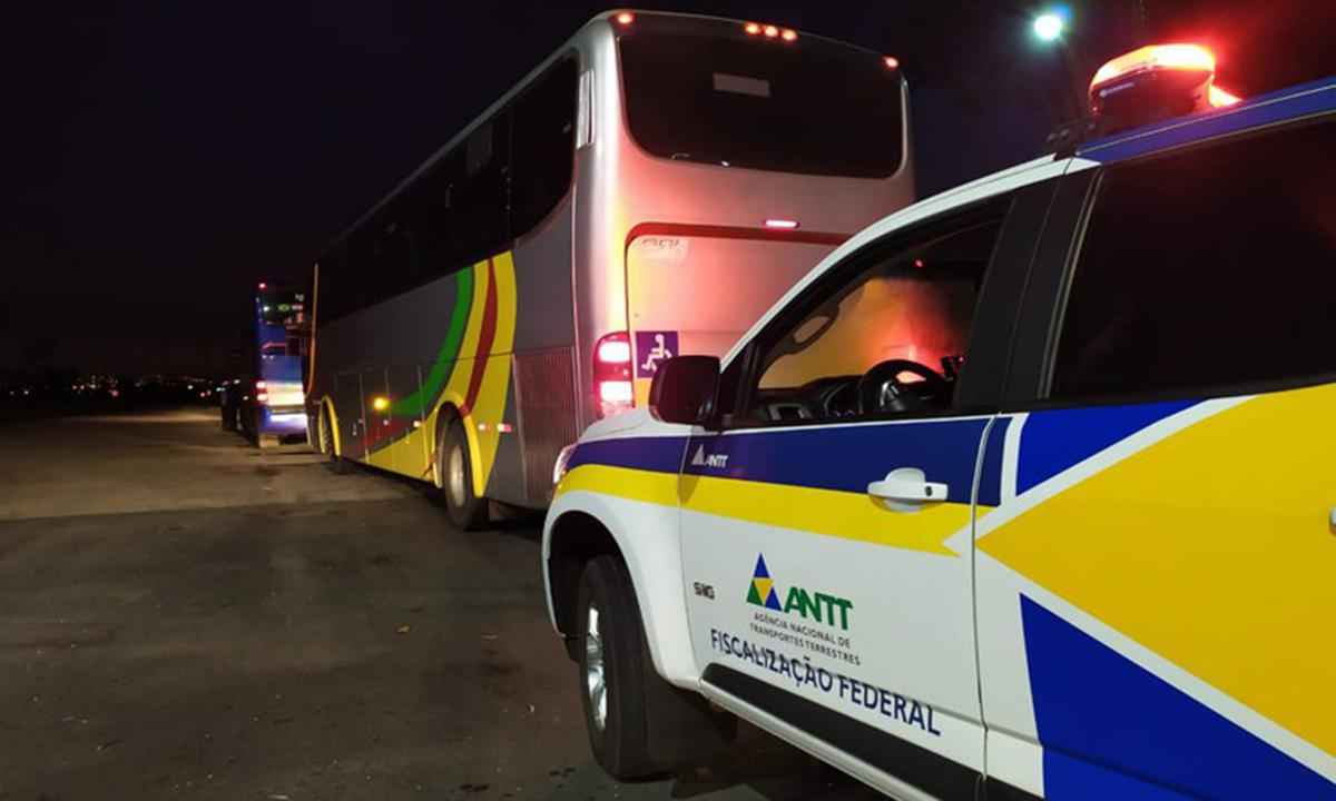 Operação Centauro: Minas já teve 16 ônibus clandestinos apreendidos - ANTT/Divulgação