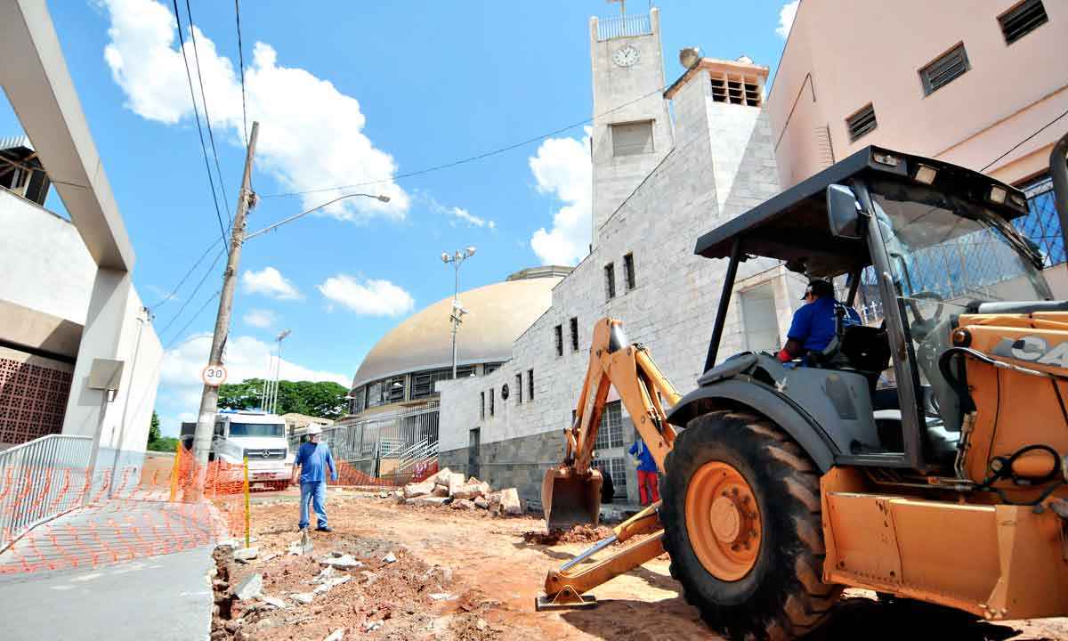 Rua em frente ao Santuário de São Judas Tadeu será transformada - Gladyston Rodrigues/EM/D.A Press