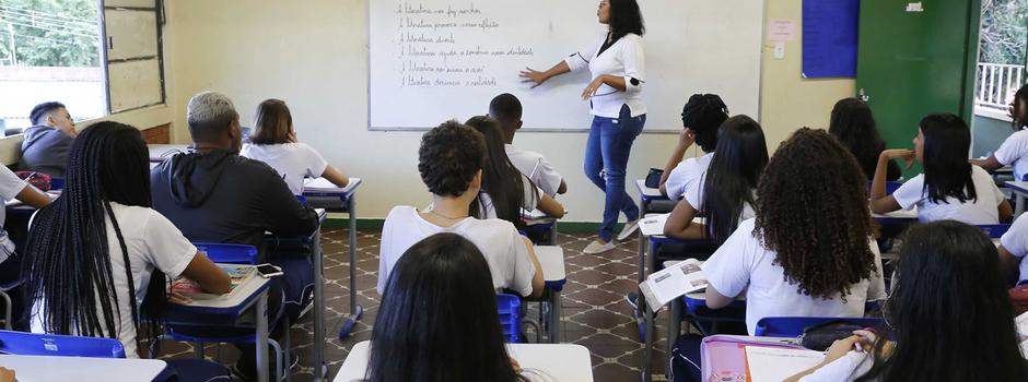 Governo de Minas libera ocupação total de salas de aula - Gil Leonardi/Governo de Minas