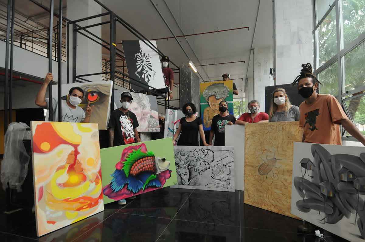 Exposição 'Caus' quer romper o preconceito em relação à arte urbana - Túlio Santos/EM/D.A Press