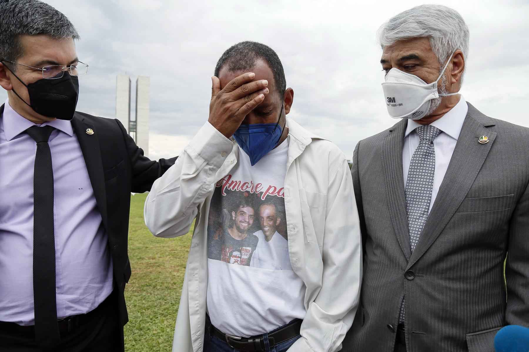 Pai de vítima da COVID na CPI: 'Minha dor não é mimimi' - Roberto Stuckert Filho/Gabinete do Senador Humberto Costa
