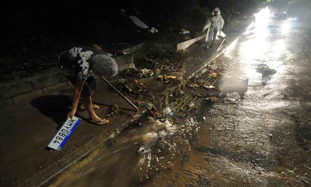 Região Leste de BH já registra o dobro do previsto de chuva para outubro - Túlio Santos/EM/D.A Press