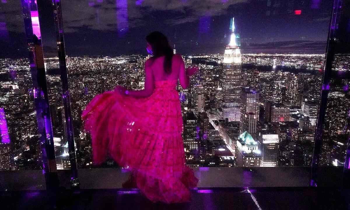Observatório sensorial a 300 metros de altura será inaugurado em Nova York - TIMOTHY A. CLARY / AFP