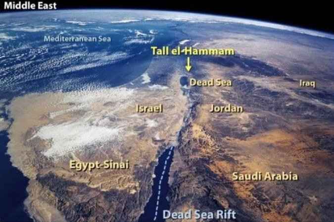 Cidade bíblica de Sodoma pode ter sido destruída por asteroide - Nature/ reprodução