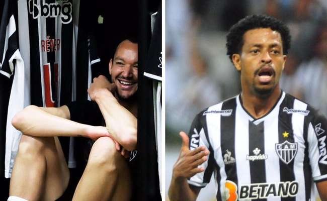 Atlético: Cuca elogia 'liderança' de Réver e 'um contra um' de Keno - Montagem com imagens de Divulgação/Atlético e Ramon Lisboa/EM/D.A Press
