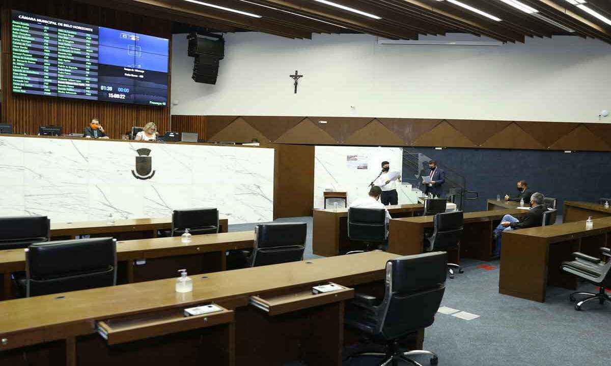 Câmara de BH: fornecedores de vereadores em eleição são terceirizados - Abraao Bruck/CMBH