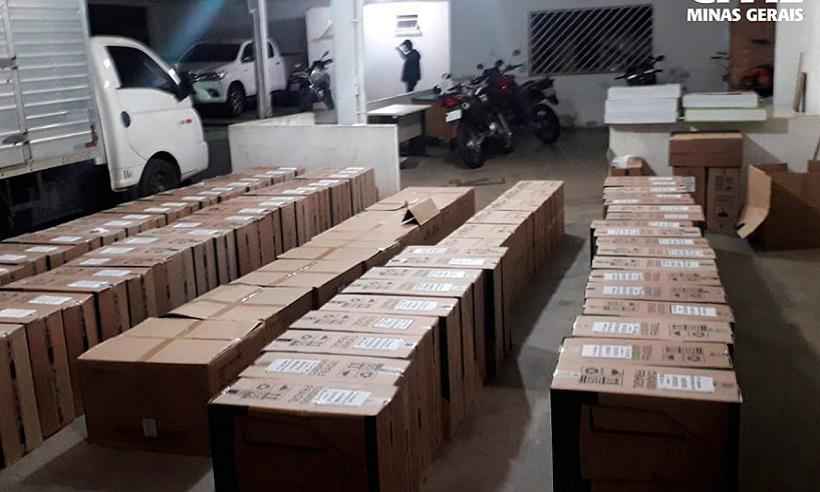 Polícia Civil recupera carga de eletrônicos avaliada em R$ 100 mil - PCMG