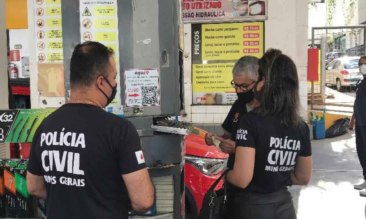 Polícia Civil fiscaliza 50 postos de gasolina por preço abusivo  - Ramon Lisboa/EM/D.A Press