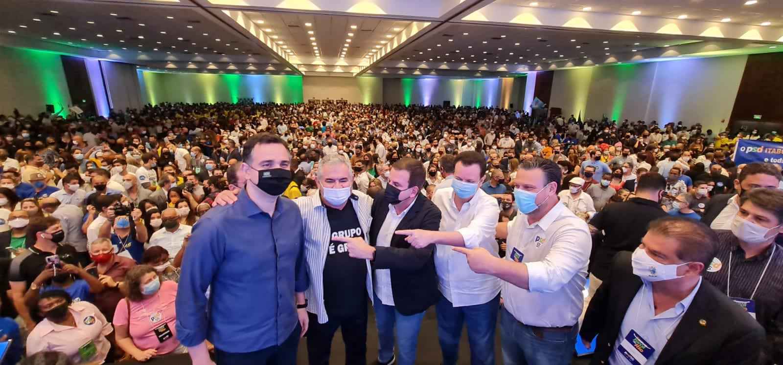 Kassab 'anuncia', mas Pacheco diz que 2022 será pauta 'no momento certo' - Instagram/PSDnacional55