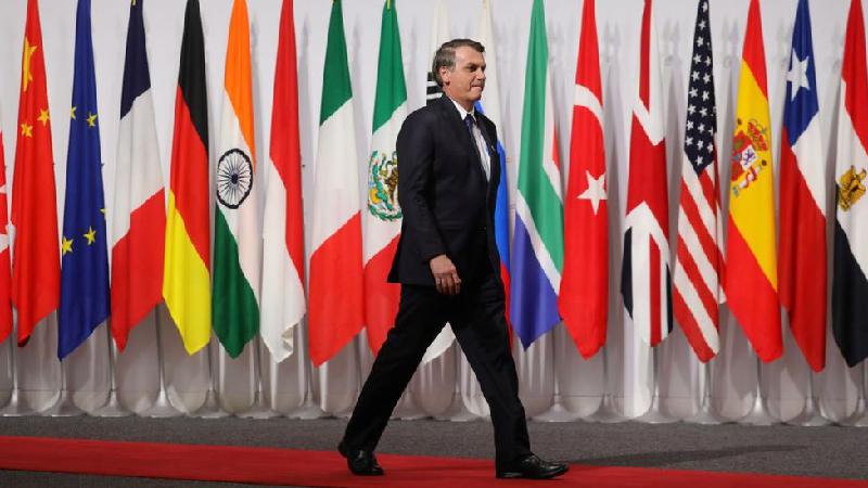 Bolsonaro no G20: Brasil tem pior perspectiva de crescimento em 2022 entre países do grupo - AFP