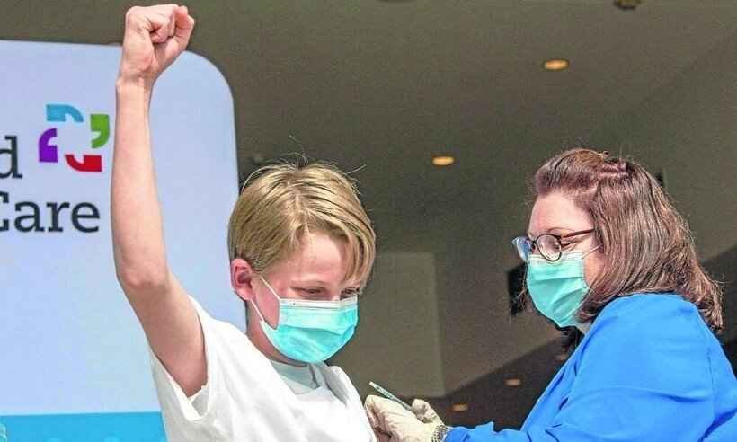 EUA autorizam vacina contra COVID da Pfizer para crianças de 5 a 11 anos - Joseph Prezioso/AFP