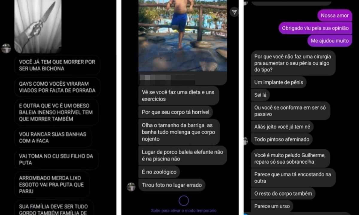 Na web, homem comete homofobia, injúria e faz ameaças de morte e estupro - Instagram/Reprodução
