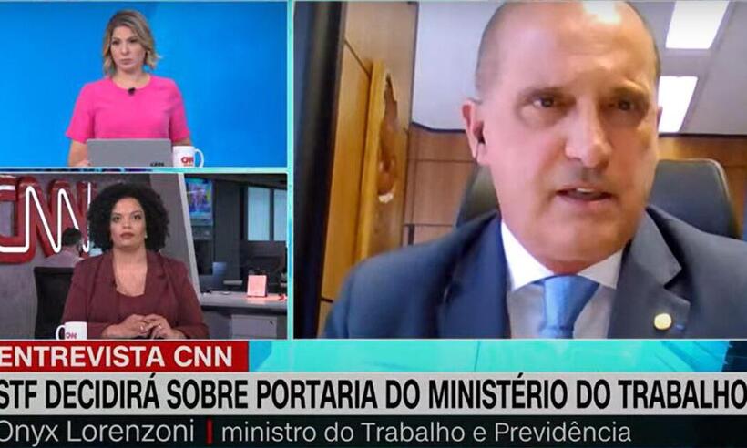Onyx discute com jornalista na CNN: 'Mulheres não são minoria no Brasil' - Reprodução/CNN Brasil